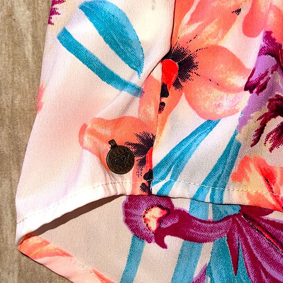 NWOT Roxy Floral Tube Top - Picture 5 of 7